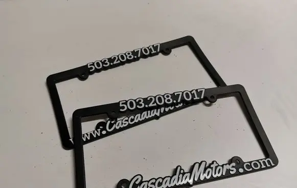 Subaru Outback (BS) Number Plate Surrounds Holder Frame 