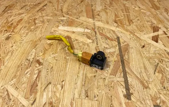 Airbag deployment crash/impact sensor