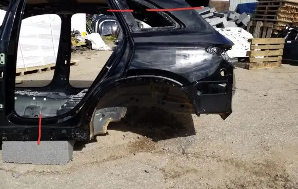 Rear quarter panel