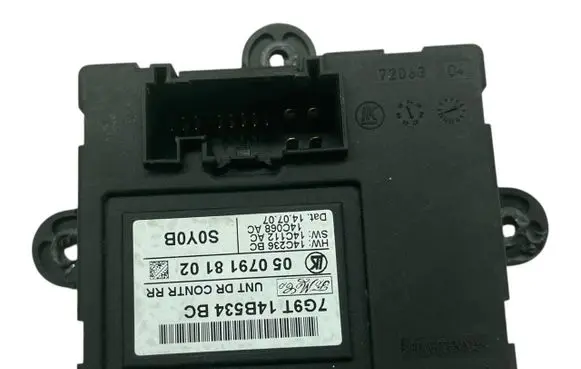 Volvo V70 Door control unit/module 7G9T14B534BC 0507918102 14C236BC