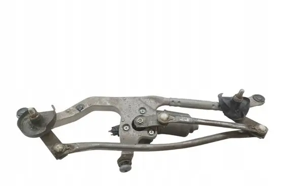 Front wiper linkage and motor