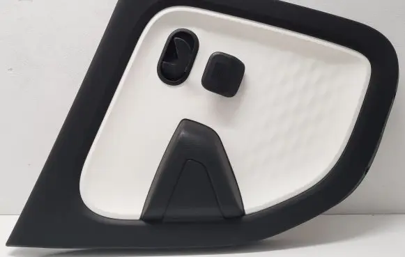 Rear door card panel trim