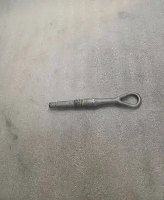 Towing hook eye