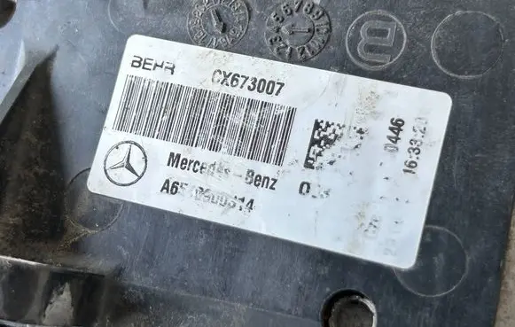 Mercedes-Benz C W205 Intercooler radiator A6510900314