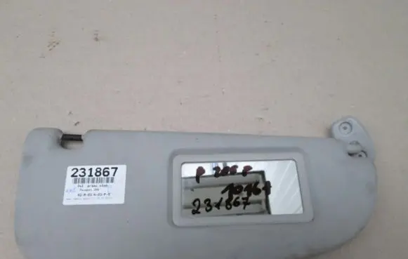 Peugeot 206 CC Sun visor