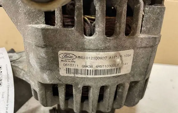 Ford Focus Generator/alternator MS1012100920 4M5T10300LB Q9K3B