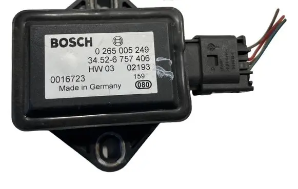 BMW 7 E65 E66 ESP acceleration yaw rate sensor 6757406 34526757406 0265005249
