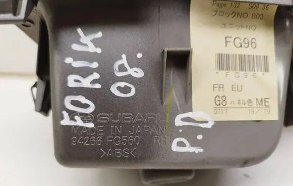 Subaru Forester SH Electric window control switch 94266FG560