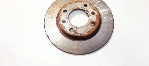 Peugeot 206 Rear brake disc neventiliuojamas
