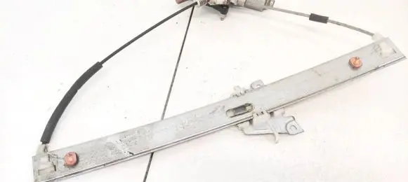 Sliding door window regulator with motor