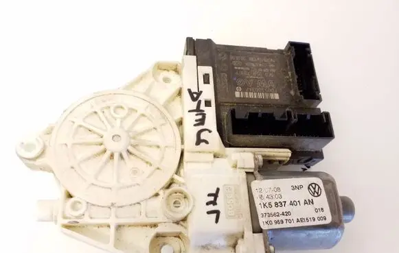 Volkswagen Jetta V Front door window regulator motor 1K5837401AN 1K0959701