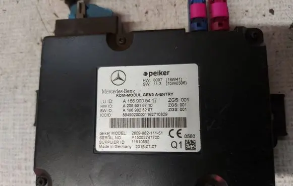 Mercedes-Benz E W212 Other control units/modules A1669005417