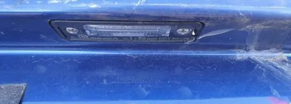 Volkswagen Golf V Number plate light