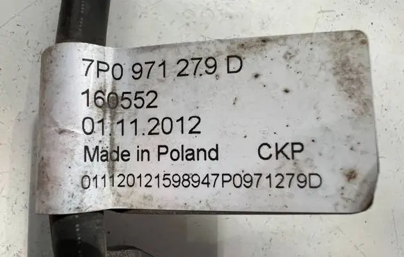 Volkswagen Touareg II ABS brake wheel speed sensor 7P0971279D 01112012 160552