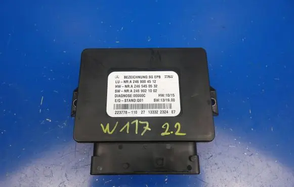 Mercedes-Benz CLA C117 X117 W117 Hand brake control module A2469004512 A2465450532 A2469021002