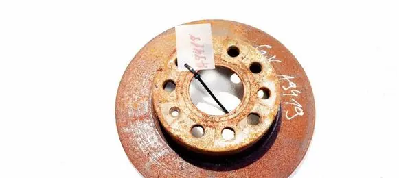 Skoda Octavia Mk2 (1Z) Rear brake disc neventiliuojamas