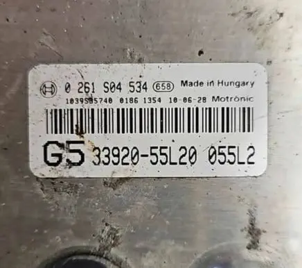 Nissan Leaf II (ZE1) Engine control unit/module 3392055L20 1039S35740 0261S04534
