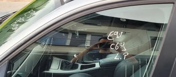 BMW 3 E90 E91 Sliding door window/glass 