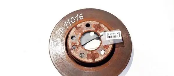 Renault Fluence Front brake disc VENTILIUOJAMAS