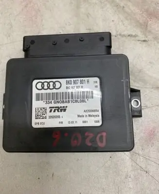 Audi A4 S4 B8 8K Hand brake control module 8K0907801H 32620205C A2C53369554
