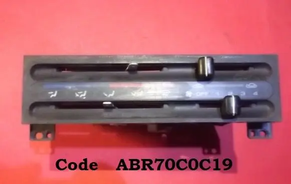 Mazda 323 Climate control unit ABR70C0C19