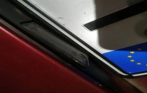 Audi Q7 4L Number plate light