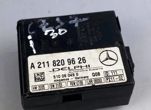 Mercedes-Benz E W212 Alarm control unit/module A2118209626 510080490