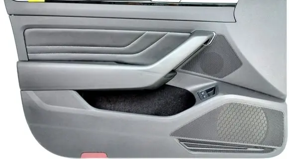 Front door card panel trim