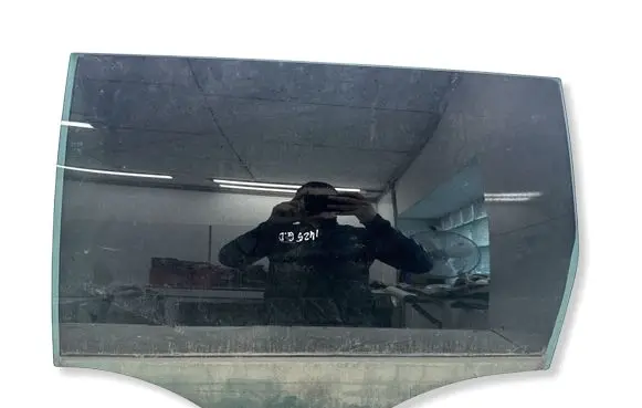 Opel Corsa D Rear door window glass 43R007954 A011404