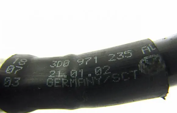 Volkswagen Phaeton Positive cable (battery) 3D0971235AD