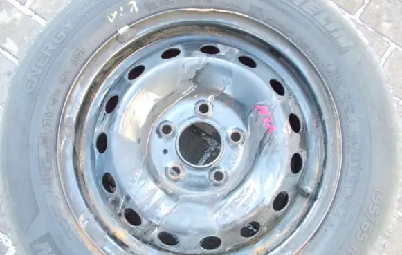Mitsubishi FTO R15 steel rim 5X114