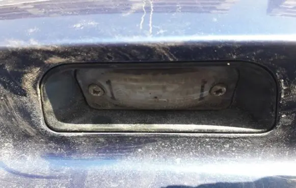 Mercedes-Benz C W203 Number plate light