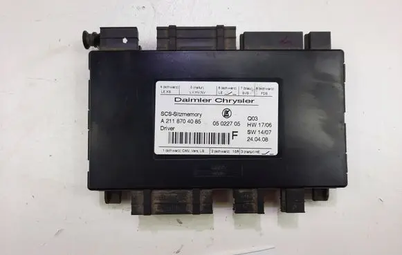 Mercedes-Benz R W251 Seat control module A2118704085