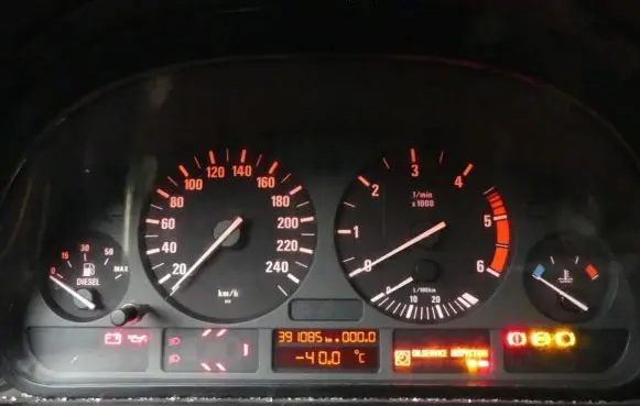 BMW 5 E39 Speedometer (instrument cluster) 8381198 IMPRK1160232