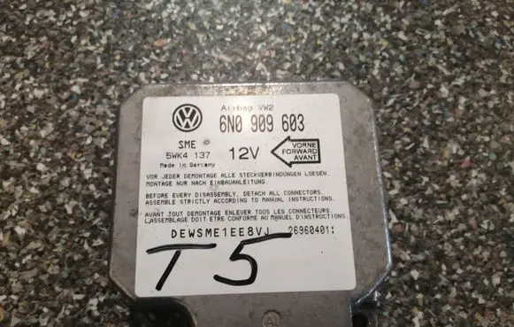 Volkswagen Transporter - Caravelle T5 Airbag control unit/module 6N0909603