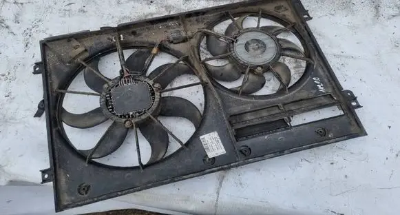 Skoda Superb B6 (3T) Radiator cooling fan shroud 1K0121205AD
