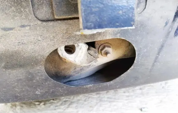 Rear door check strap stopper