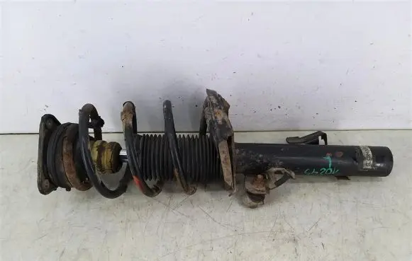 Front shock absorber with coil spring