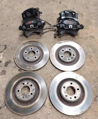 Audi S5 Brake discs and calipers set 8W0615601K 8W0615601 4G0515301AF
