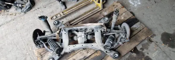 Mercedes-Benz GLE (W166 - C292) Rear suspension assembly kit set 1663503800 3122082017