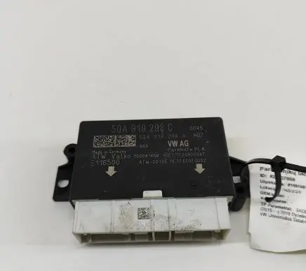 Skoda Superb B8 (3V) Parking PDC control unit/module 5QA919298C 5QA919298A