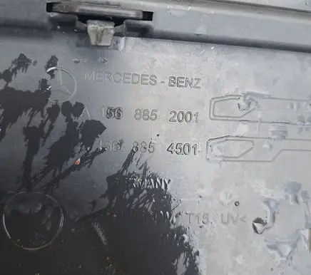 Mercedes-Benz GLA W156 X156 Rear bumper lower part trim A1568852001