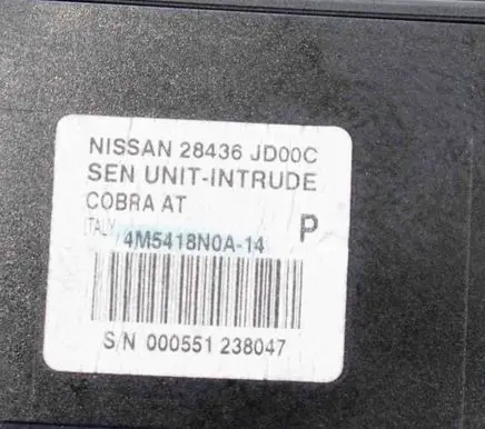 Nissan Qashqai Other devices 4M5418N0A14