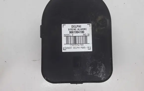 Citroen C6 Alarm system siren 9661994180
