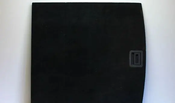 Volkswagen Touareg II Trunk/boot floor carpet liner 7P6863546B