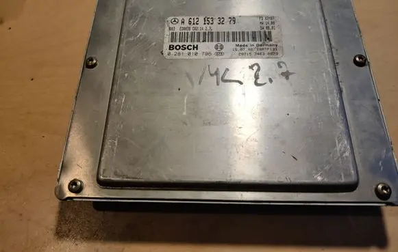 Mercedes-Benz ML W163 Engine control unit/module A6121533279 0281010796
