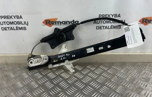 Volkswagen PASSAT B8 Rear window lifting mechanism without motor 3G0839461A