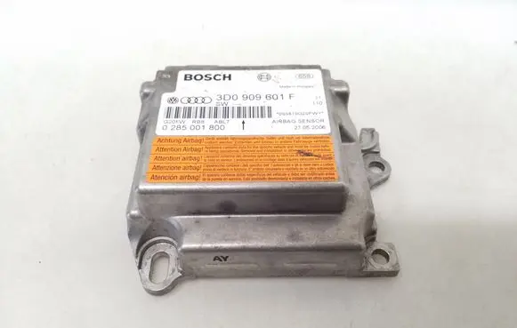Volkswagen Touareg I Airbag control unit/module 3D0909601F 0285001800