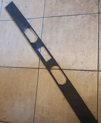 Volvo 850 Trunk door license plate light bar 1372614