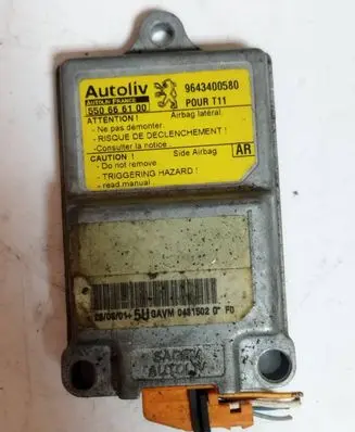 Peugeot 206 Airbag control unit/module 9643400580 550666100